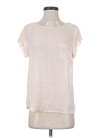 Joie Short Sleeve Silk Top (view 1)