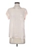 Joie 100% Silk Ivory Short Sleeve Silk Top Size S - photo 1