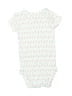 Carter's 100% Cotton Print White Short Sleeve Onesie Size Newborn - photo 2