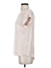 Joie 100% Silk Ivory Short Sleeve Silk Top Size S - photo 5