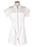 Express X LadyGang 100% Cotton Solid White Romper Size 4 - photo 1