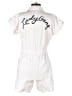 Express X LadyGang 100% Cotton Solid White Romper Size 4 - photo 2