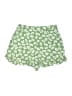 Lush 100% Polyester Floral Green Shorts Size S - photo 2