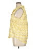 Calvin Klein Yellow Sleeveless Button-Down Shirt Size XL - photo 5