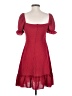 Shein 100% Polyester Hearts Red Casual Dress Size S - photo 2
