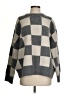 OAK + FORT Checkered-gingham Gray Pullover Sweater Size XS - photo 1