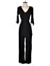 Wild Fable 100% Rayon Solid Black Jumpsuit Size S - photo 1