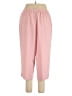 Maggie Sweet 100% Polyester Solid Pink Casual Pants Size 1X - photo 2
