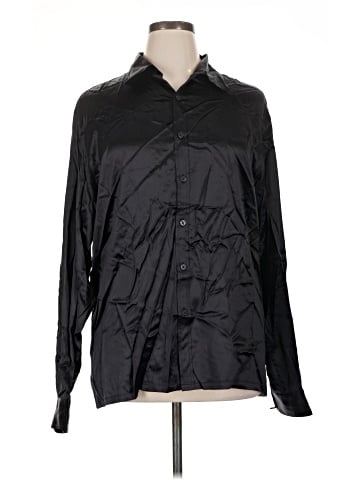 Kenneth Cole New York Long Sleeve Silk Top (view 1)