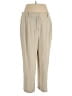 Ella 100% Polyester Solid Tan Casual Pants Size XL - photo 1