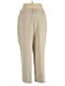 Ella 100% Polyester Solid Tan Casual Pants Size XL - photo 2