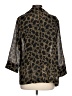 Nicola 100% Polyester Gold Long Sleeve Top Size L - photo 2