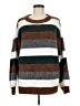Andree by UNIT Stripes Brown Pullover Sweater Size M - photo 1