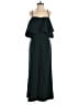 H&M 100% Polyester Solid Green Jumpsuit Size 4 - photo 1