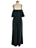 H&M 100% Polyester Solid Green Jumpsuit Size 4 - photo 2