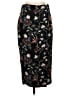 A.L.C. 100% Silk Floral Black Silk Skirt Size 2 - photo 1
