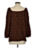 J.Jill Brown 3/4 Sleeve Blouse Size S - photo 2