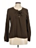 Forever 21 100% Polyester Brown Long Sleeve Blouse Size M - photo 1