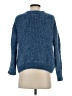 Aqua 100% Polyester Blue Pullover Sweater Size S - photo 2