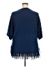 Kate & Mallory designs 100% Acrylic Blue Poncho Size 2X - photo 2