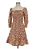 Sim & Sam Paisley Brown Casual Dress Size S - photo 1