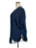 Kate & Mallory designs 100% Acrylic Blue Poncho Size 2X - photo 5