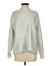 Pistola Metallic Silver Turtleneck Sweater Size XS - photo 1