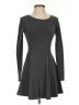 Forever 21 Solid Gray Casual Dress Size S - photo 1