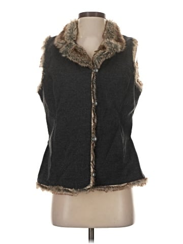 J.Jill Faux Fur Vest (view 1)