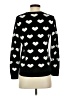 Charter Club Hearts Black Pullover Sweater Size M (petite) - photo 2