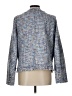 NANETTE Nanette Lepore Tweed Blue Blazer Size L - photo 2