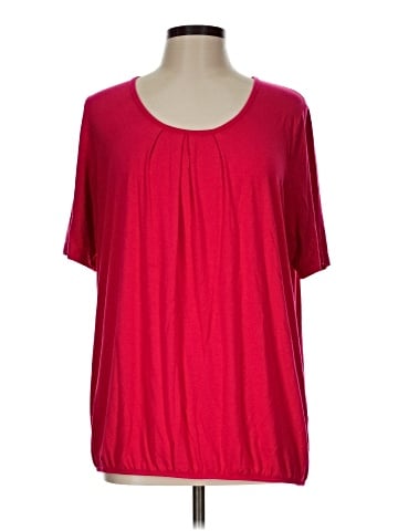 Ulla Popken Short Sleeve Blouse (view 1)