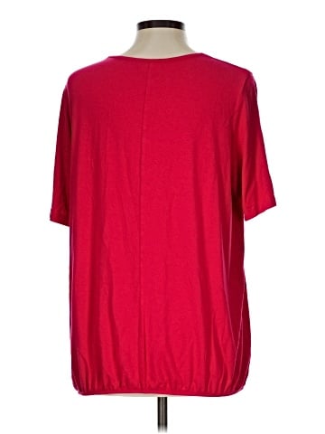 Ulla Popken Short Sleeve Blouse (view 2)