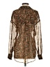 Free People 100% Polyester Brown Long Sleeve Blouse Size S - photo 2