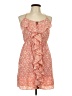 Bee Stitched 100% Polyester Paisley Orange Cocktail Dress Size L - photo 1