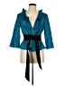 KM Collections by Milla Bell Teal Jacket Size 12 - photo 1
