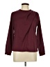 Assorted Brands 100% Polyester Burgundy Long Sleeve Blouse Size L - photo 1