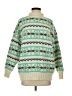 American Eagle Outfitters Print Green Pullover Sweater Size XS - photo 1