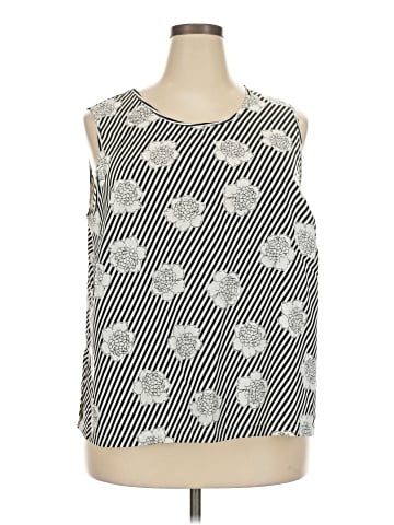 Maggie Barnes Sleeveless Blouse (view 1)