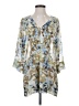 Soft Surroundings 100% Polyester Blue 3/4 Sleeve Blouse Size S - photo 1