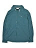 Columbia 100% Polyester Houndstooth Teal Long Sleeve Button-Down Shirt Size S (kids) - photo 1