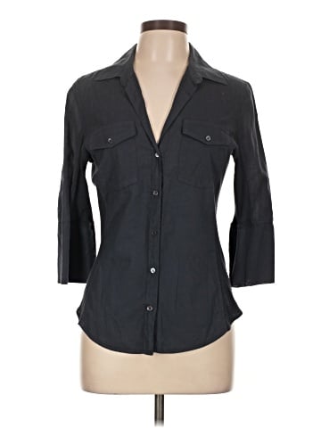 James Perse 3/4 Sleeve Button-Down Shirt (view 1)