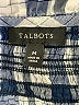 Talbots 100% Cotton Blue 3/4 Sleeve Button-Down Shirt Size M - photo 7