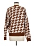 Listicle Houndstooth Brown Pullover Sweater Size M - photo 5