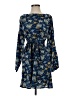 Yumi 100% Polyester Print Blue Casual Dress Size 4 - photo 1
