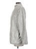 Soft Surroundings 100% Polyester Metallic Silver Track Jacket Size S - photo 5
