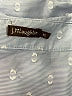 J. McLaughlin Polka Dots Blue Long Sleeve Button-Down Shirt Size XL - photo 4