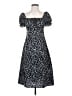 Shein 100% Polyester Hearts Black Casual Dress Size S - photo 1