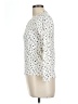 Unbranded Print Ivory Long Sleeve Blouse Size L (estimated) - photo 5