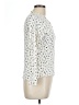 Unbranded Print Ivory Long Sleeve Blouse Size L (estimated) - photo 4